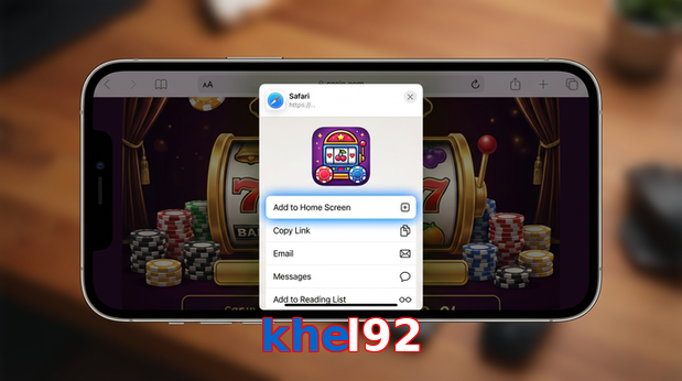 Game list for Khel92 ios section