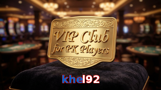 Main screen of Khel92 vip page for PK players